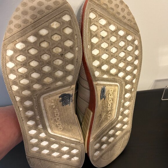 Mens ADIDAS Swift Run RMD R1 Sz 10.5 Orange & Beige Athletic Running Sneakers - Picture 8 of 8